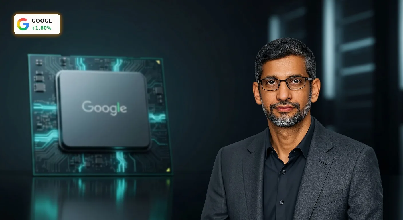 Alphabet KI Strategie treibt Aktie +1,8%: Rekord-Investitionen im Fokus 3 Moderner Google TPU Chip zeigt die Alphabet KI Strategie in der Halbleiter-Entwicklung