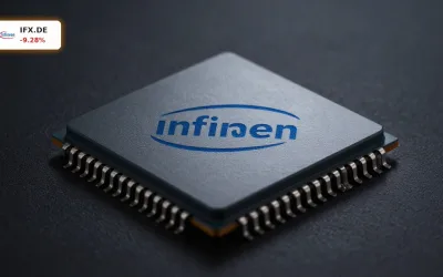 Infineon KI-Korrektur: Crash nach Samsung-Schwäche und KI-Risiken