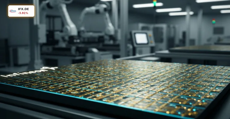 Infineon Patentstreit: Aktie verliert 3,9% nach Branchen-Schock