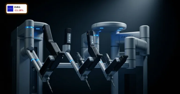 Intuitive Surgical Quartal enttäuscht: Aktie bricht um 11% ein