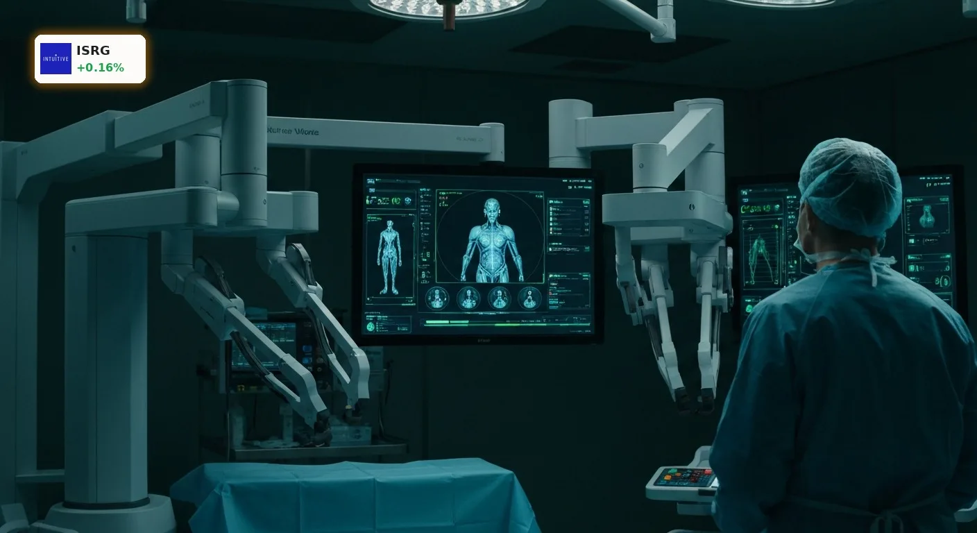 Das da Vinci Operationssystem nutzt hochentwickelte Intuitive Surgical KI für präzise robotergestützte Chirurgie.