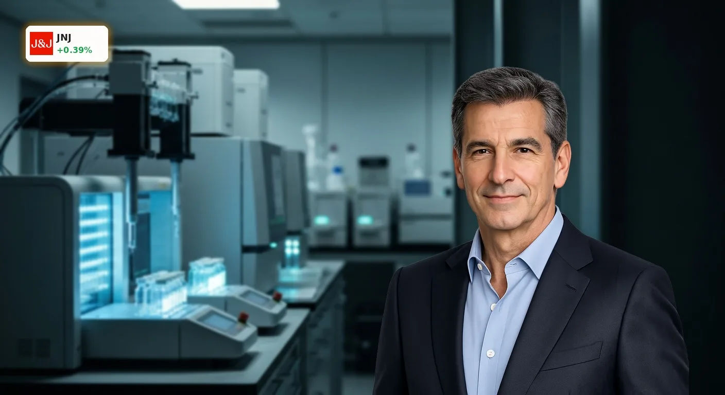 Johnson & Johnson Quartalszahlen: Modernes Pharma-Labor symbolisiert den Erfolg der Krebsmedikamente.