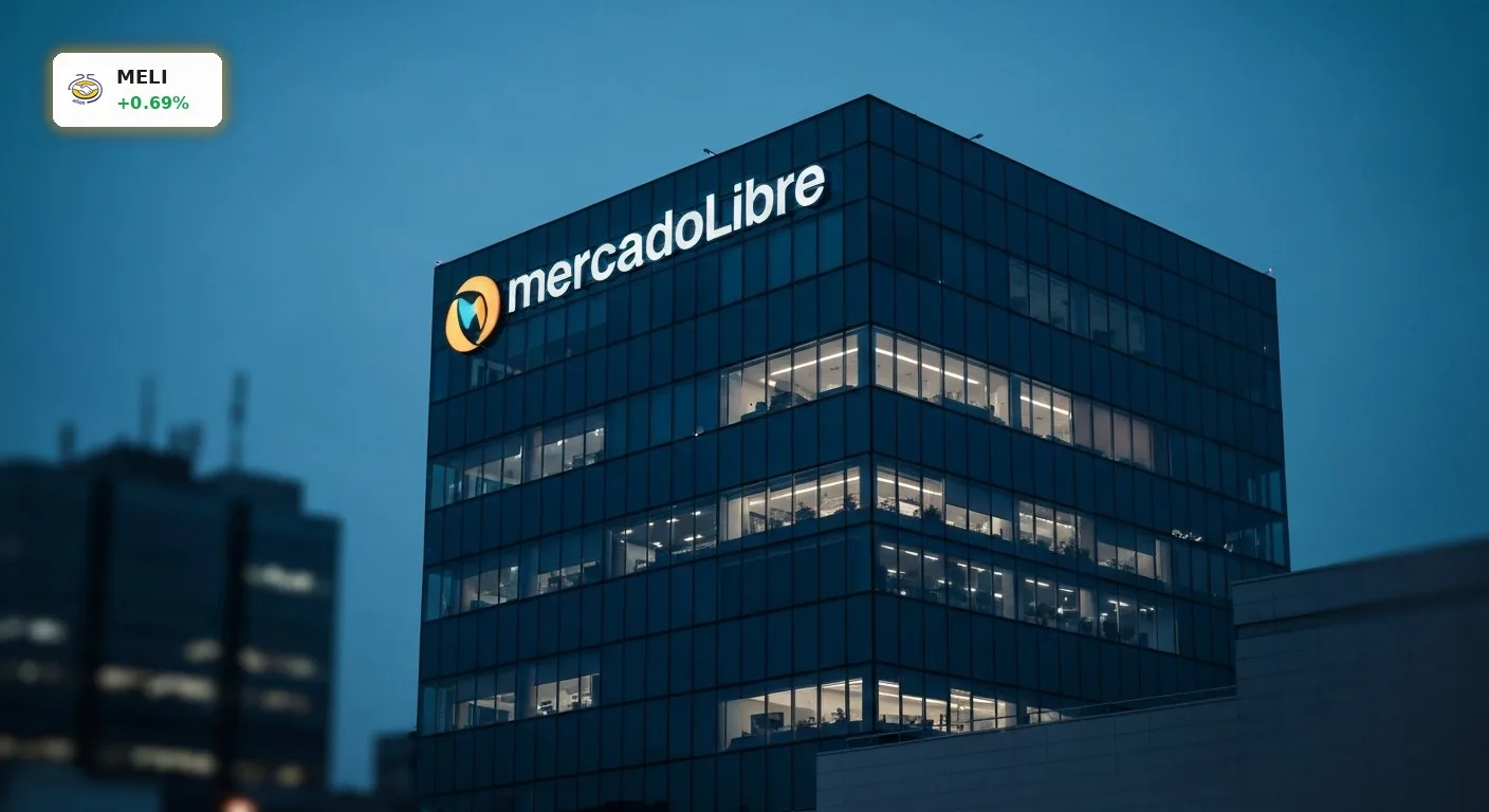 MercadoLibre Bodenbildung: Gelingt der Aktie jetzt die Wende? 3 Moderne Firmenzentrale stützt die MercadoLibre Bodenbildung nach der Korrektur.