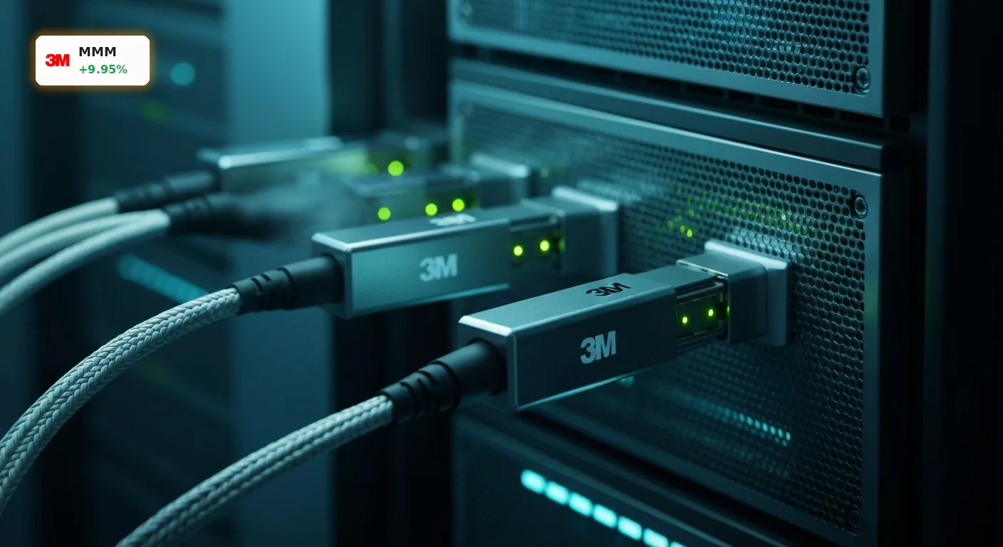 3M Quartalszahlen überzeugen: Aktie springt um +10% nach oben 3 3M Quartalszahlen überzeugen dank KI-Boom und Partnerschaft bei Glasfaser-Technologie für Rechenzentren.