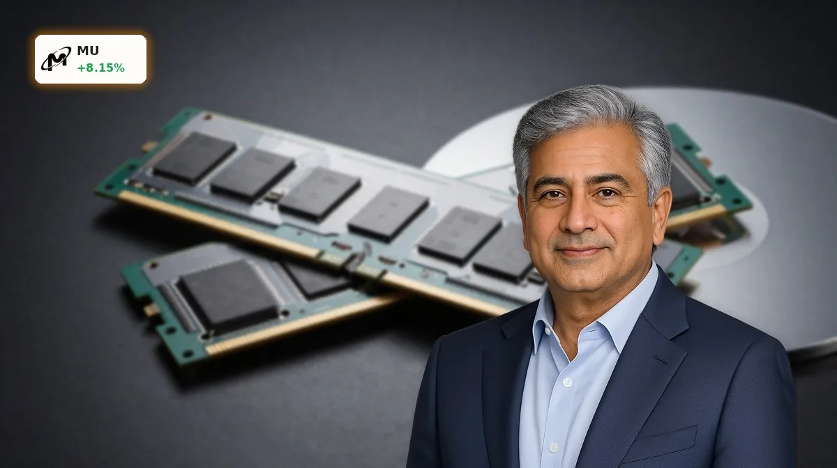 Micron Investition: 8,2% Rallye nach 250-Mrd.-US-Plan 5 Micron Investition in HBM-Speicherchip und Silizium-Wafer als Symbol für US-Chipausbau und KI-Infrastruktur