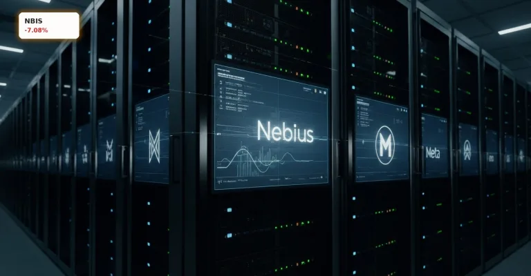 Nebius Meta Deal wackelt: Aktie bricht nach Meta-Schock um 7,1% ein