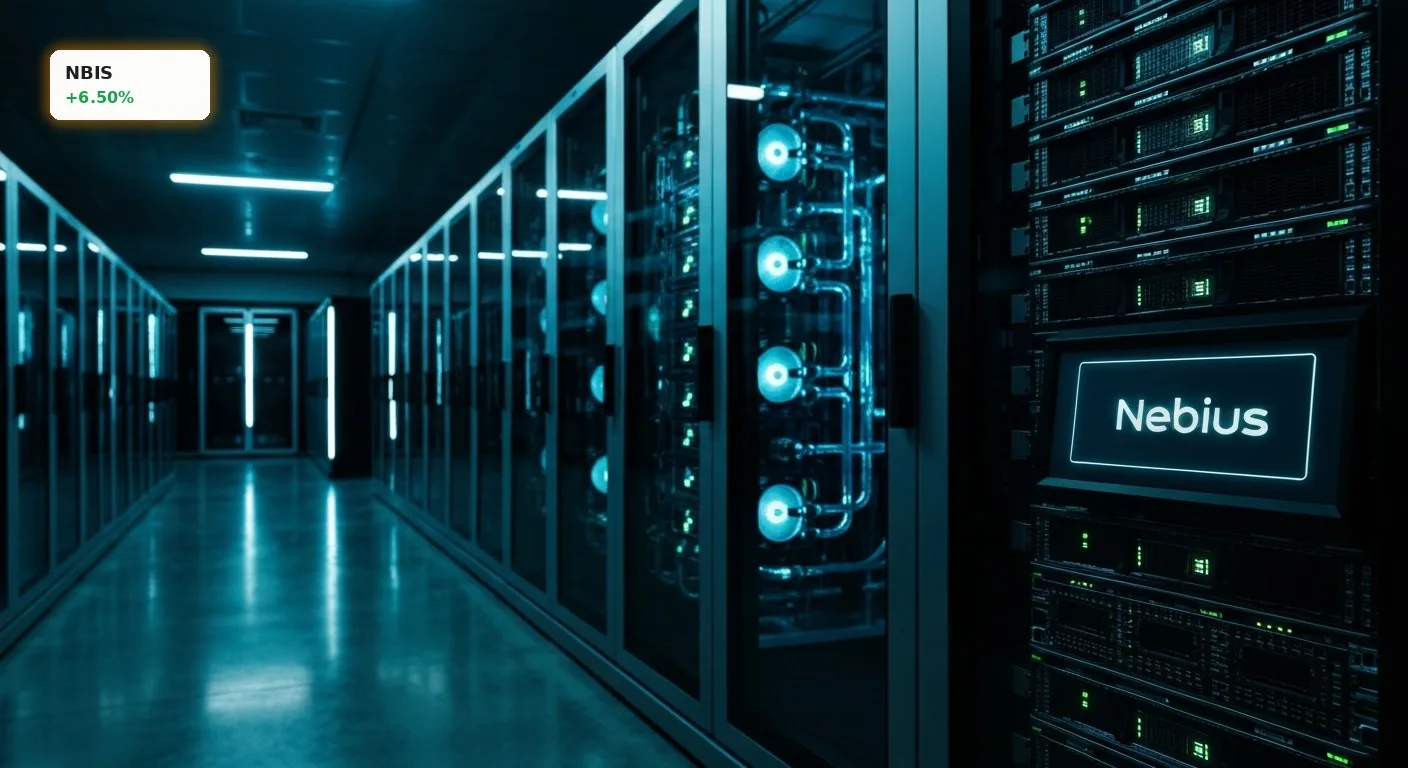 Nebius Group Finanzierung zündet den Turbo: Aktie springt um +6,5% 4 Modernes KI-Rechenzentrum mit GPU-Servern zur Absicherung der Nebius Group Finanzierung.