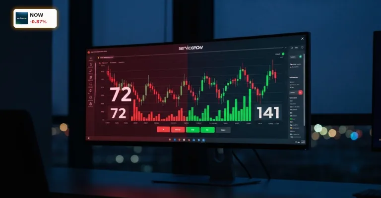 ServiceNow Analysten gespalten: Droht ein Absturz auf 72 Dollar?