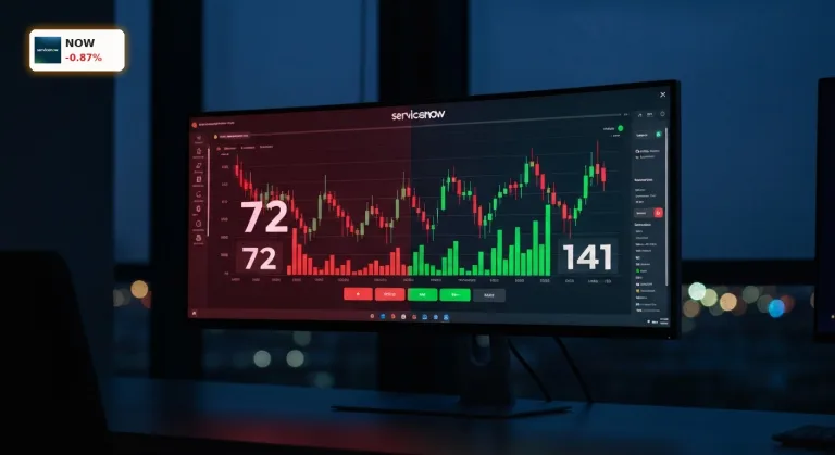 ServiceNow Analysten gespalten: Droht ein Absturz auf 72 Dollar?