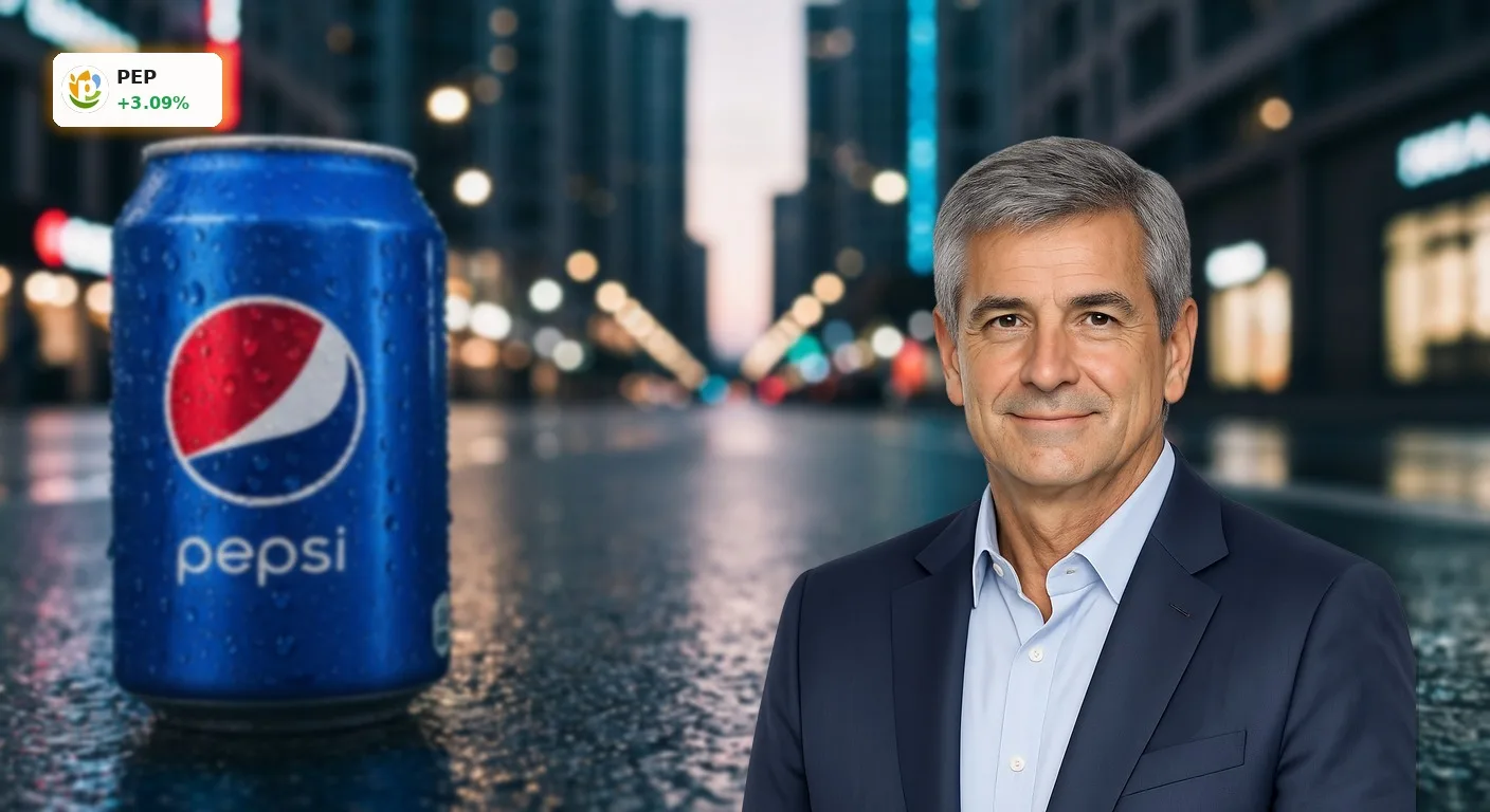 PepsiCo Quartalszahlen: Aktie steigt um 3% trotz US-Schwäche 3 Kondenswasser auf einer Pepsi-Dose bei Nacht vor den PepsiCo Quartalszahlen