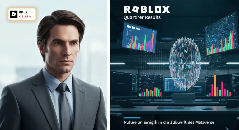 Roblox Quartalszahlen: -21,9% Schock nach enttäuschendem Ausblick