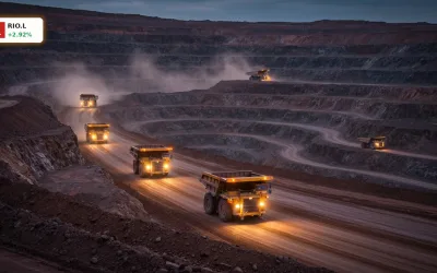 Rio Tinto Quartalszahlen treiben Aktie um +2,9% nach oben