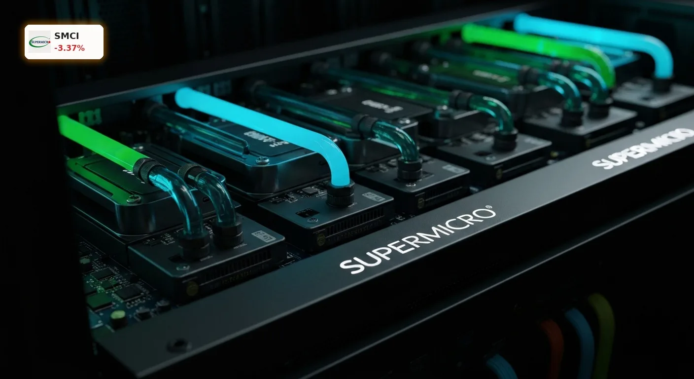 Flüssigkeitsgekühlte KI-Server von Supermicro nach den starken Super Micro Computer Quartalszahlen.