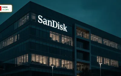 SanDisk Quartalszahlen im Fokus: Aktie springt um 4,3% an