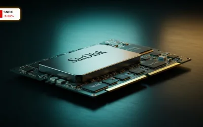SanDisk Quartal im Fokus: Aktie bricht nach Rallye um 9,7% ein
