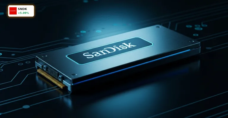 SanDisk KI Boom treibt Aktie um 5%: Meta-Deal beflügelt Speicherriesen