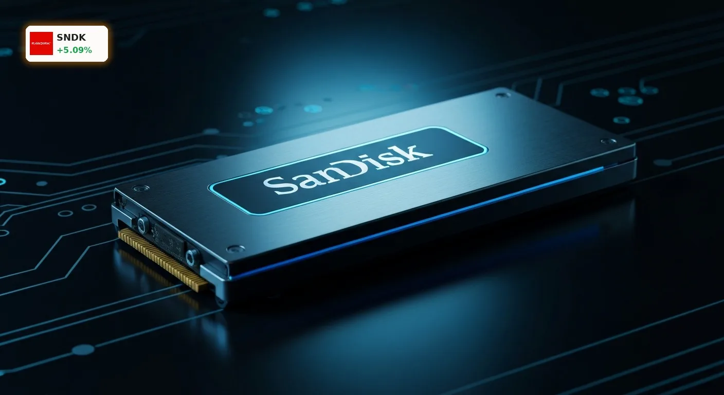 SanDisk KI Boom treibt Aktie um 5%: Meta-Deal beflügelt Speicherriesen 3 SanDisk KI Flash-Speicher fuer Enterprise-Rechenzentren