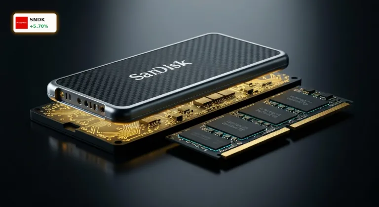 Sandisk Analysten feiern +5,7% Rallye nach Druckenmiller-Einstieg