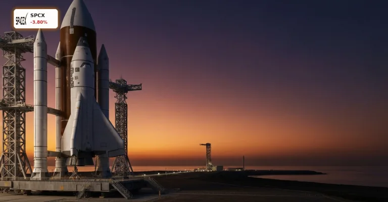 SpaceX IPO unter Druck: Aktie verliert 3,8% nach Rekordjagd