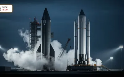 SpaceX Starship Abbruch mit -6,1%: Aktie rutscht unter IPO-Preis