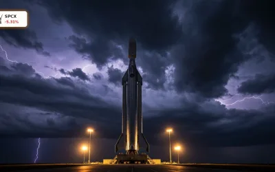 SpaceX Kurssturz um -5,3%: Schock für Elon Musks Raumfahrt-Aktie