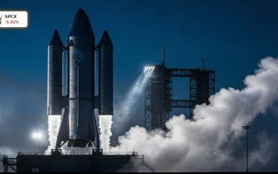 SpaceX Kursverfall von -5,3%: Starship-Schock belastet die Aktie