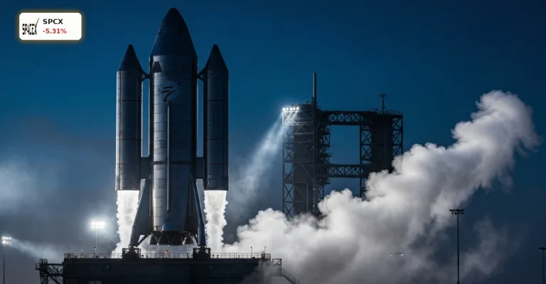 SpaceX Kursverfall von -5,3%: Starship-Schock belastet die Aktie