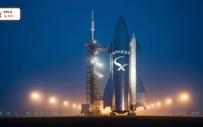 SpaceX Quartalszahlen vor Premiere: Aktie bricht um 6,3% ein