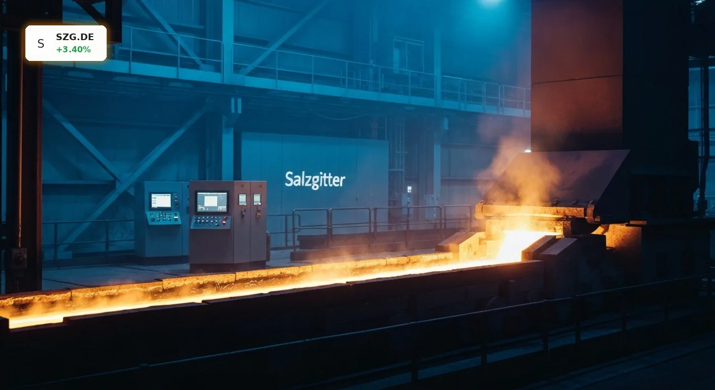Salzgitter Prognose erhöht: Kräftiger Boom treibt Aktie um +3,4% 3 Modernes Stahlwerk der Salzgitter AG zur angehobenen Salzgitter Prognose für das Geschäftsjahr.