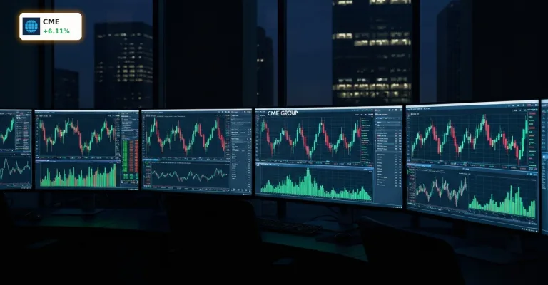 CME Group Aktie steigt um 6%: Volatilität treibt die Rallye an
