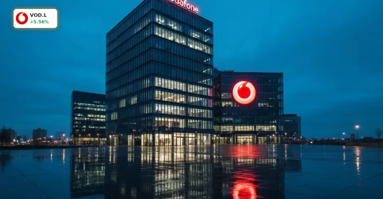 Vodafone Aktie steigt um 5,5%: Rallye nach starken Quartalszahlen