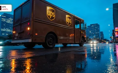 UPS Quartalszahlen schockieren mit -6%: Trotz Prognose-Anhebung