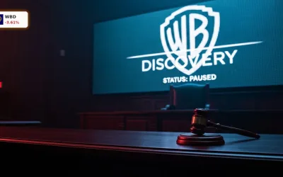 Warner Bros. Discovery Übernahme blockiert: Aktie -3.6% nach Schock