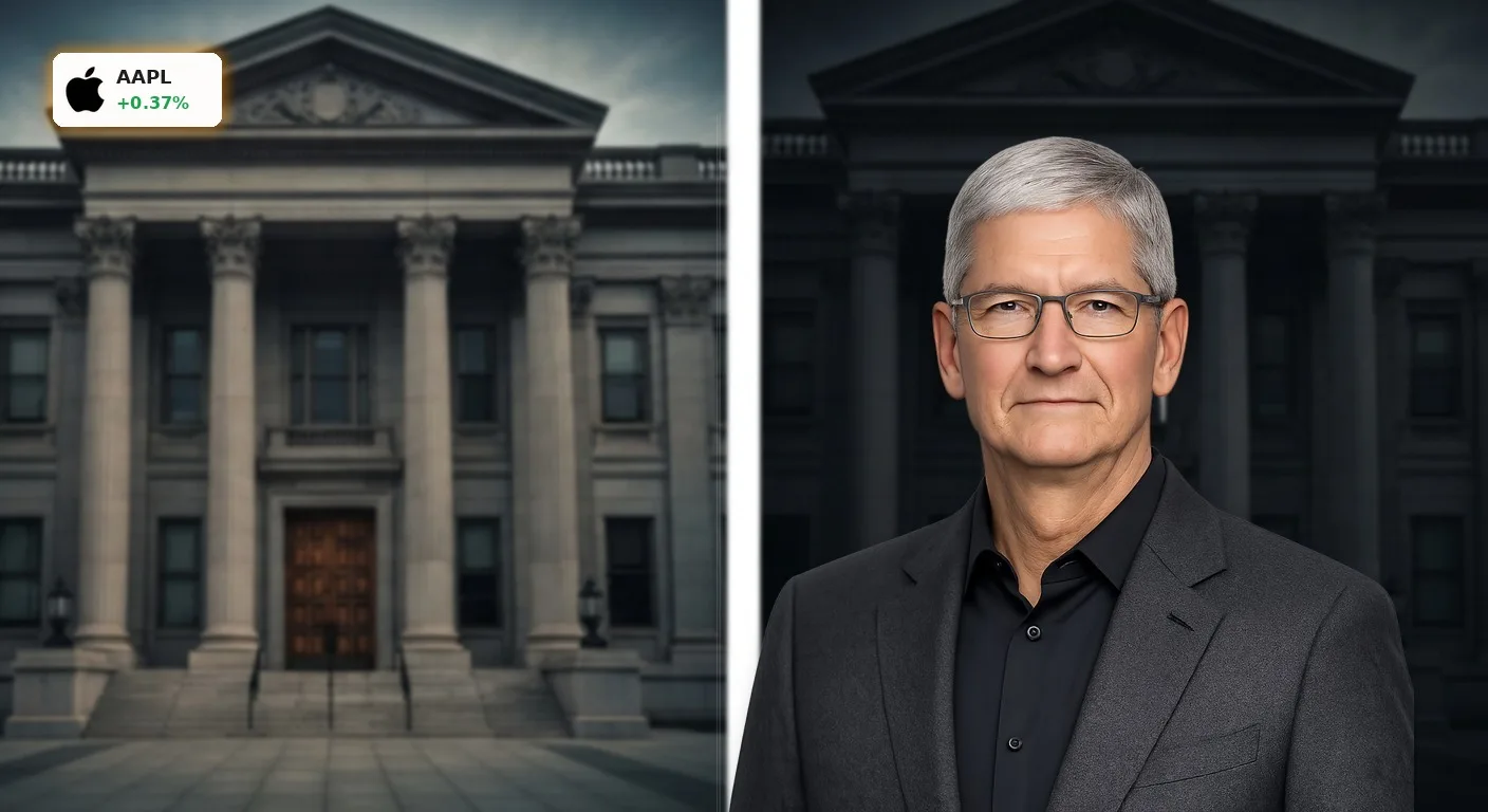 Apple Klage: 250 Millionen Dollar Entschädigung rückt näher 4 Klassisches Gerichtsgebäude bei Dämmerung, das die rechtlichen Herausforderungen in der Apple Klage symbolisiert.