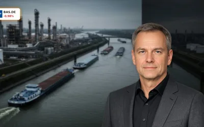 BASF Aktienrückkauf läuft, doch Rhein-Niedrigwasser bremst Produktion