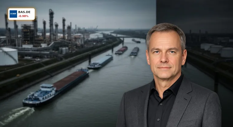 BASF Aktienrückkauf läuft, doch Rhein-Niedrigwasser bremst Produktion