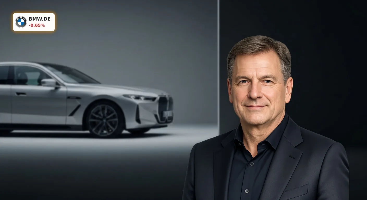 BMW Aktienrückkauf 2025/2027: Kontinuierliche Strategie zur Wertsteigerung 3 Ein elegantes, modernes BMW Elektro-Luxusauto in einem minimalistischen Studio, symbolisch für den BMW Aktienrückkauf.