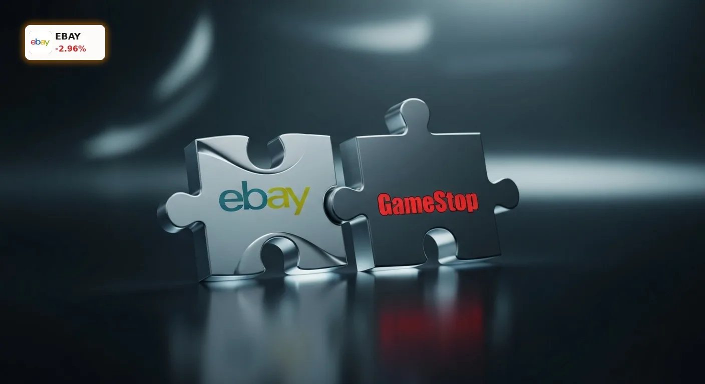 eBay Partnerschaft: GameStop-Rückzug schockt Aktie um 3.0% 5 Zwei perfekt ineinandergreifende Puzzle-Teile symbolisieren eine strategische eBay Partnerschaft.