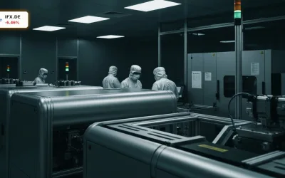 Infineon Kursrückgang um 6,46%: Halbleiter unter Zinsdruck