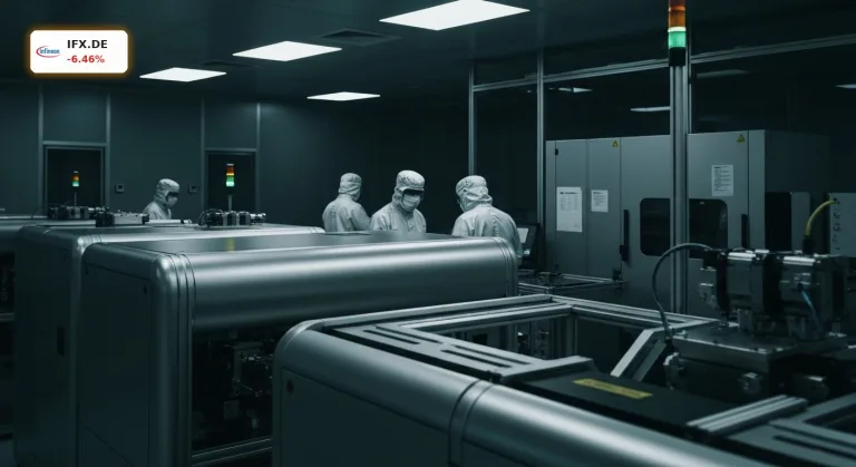 Infineon Kursrückgang um 6,46%: Halbleiter unter Zinsdruck