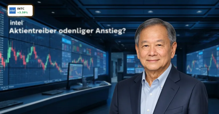 Intel Kapitalerhöhung: +3.6% Kurs-Rallye nach massiver Finanzspritze