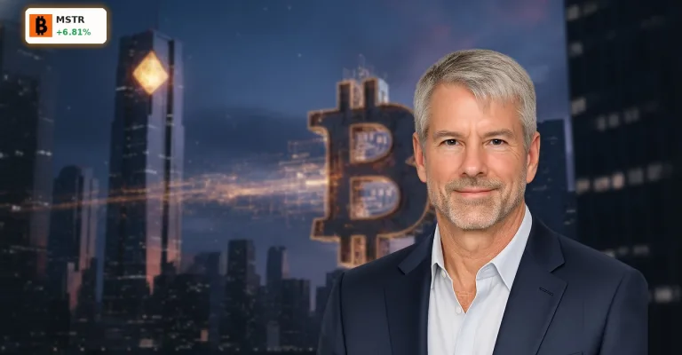 Strategy Bitcoin: +6.8% Rallye treibt MSTR-Aktie in die Gewinnzone