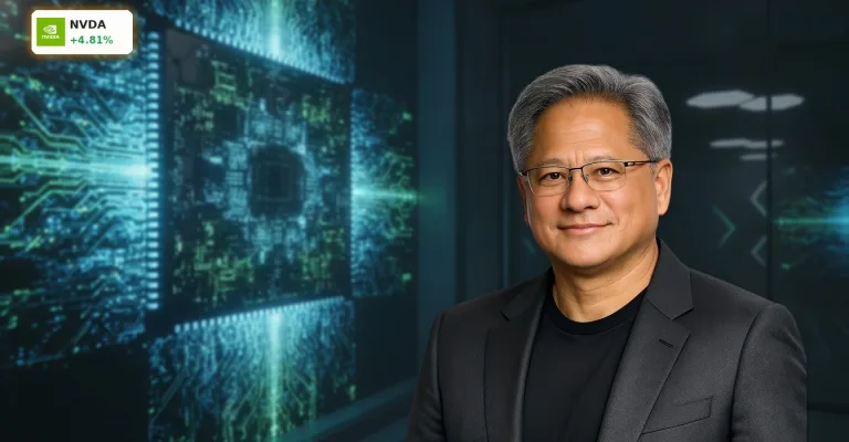 NVIDIA Quartalszahlen mit +4.8%: KI-Boom treibt Rekord-Umsatz und Aktie