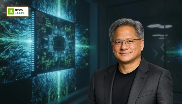 NVIDIA Quartalszahlen mit +4.8%: KI-Boom treibt Rekord-Umsatz und Aktie