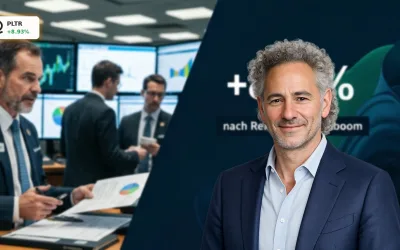 Palantir Quartalszahlen: +8,9% nach Rekord-Umsatzboom befeuern KI-Rallye