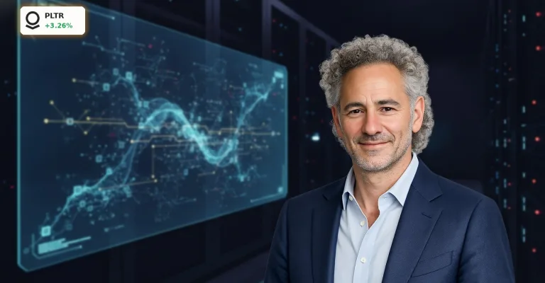 Palantir KI mit 3.3% Plus: Regierungsauftraege treiben den Boom an