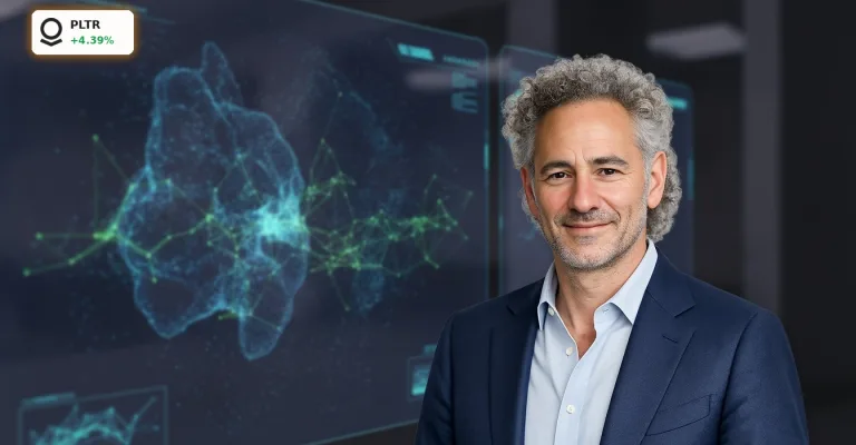 Palantir KI: +4,4% Wachstum trotz Thiels Milliarden-Verkauf