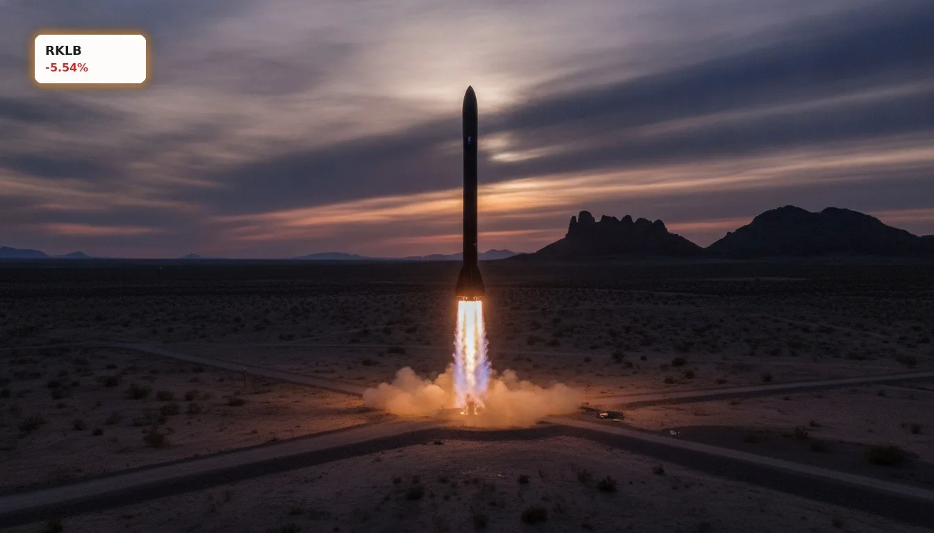 Rocket Lab HASTE Rakete startet bei Sonnenuntergang für Hyperschalltests.