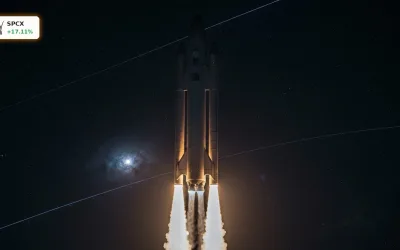 SpaceX Quartalszahlen: +17,1% Rallye dank KI-Boom und Starlink-Wachstum