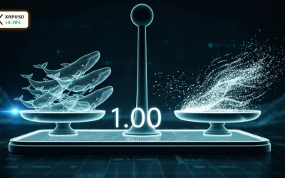 XRP Prognose: Kampf um die 1-Dollar-Marke – Wale kaufen, ETFs sinken